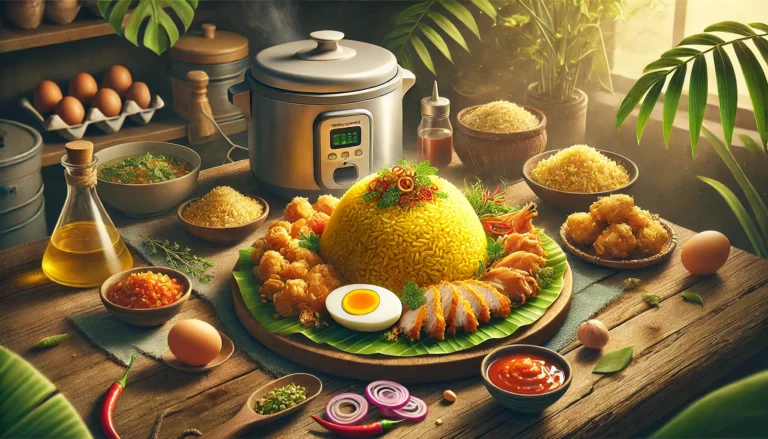 resep nasi kuning rice cooker bumbu racik