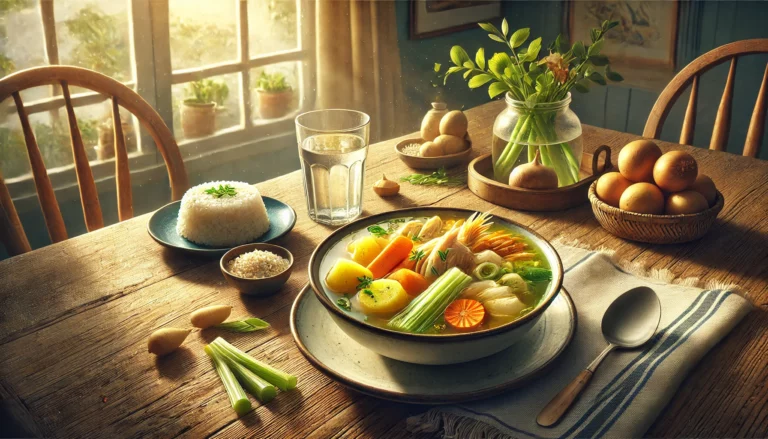 resep sop ayam berkaldu bening