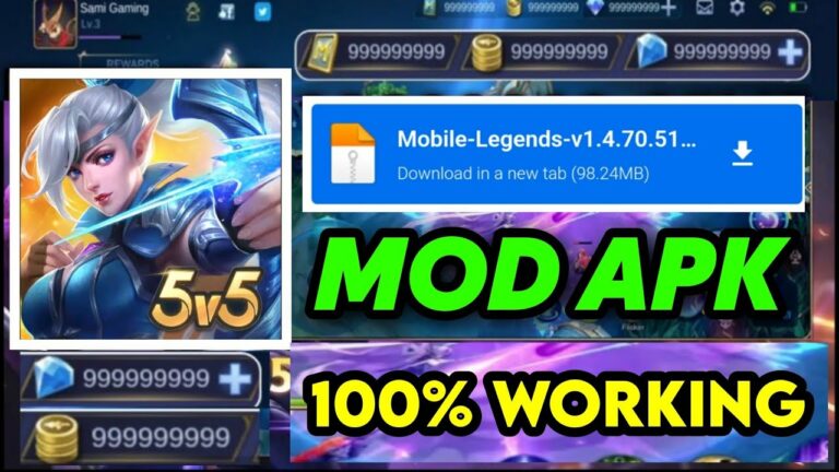 Download Mobile Legends Unlimited Diamonds and Battle Points