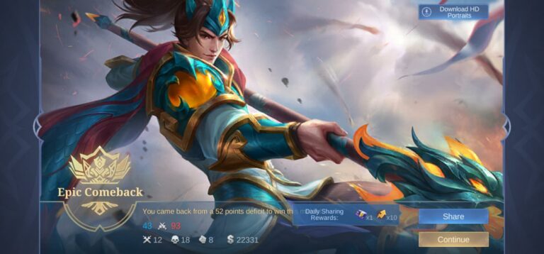 Cara Main Mobile Legends Agar Menang Comeback
