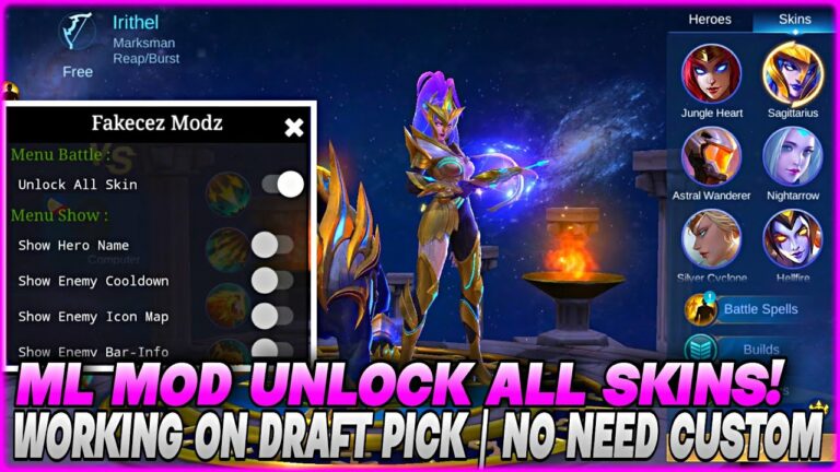 Mobile Legend Unlock All Skin Only No Key