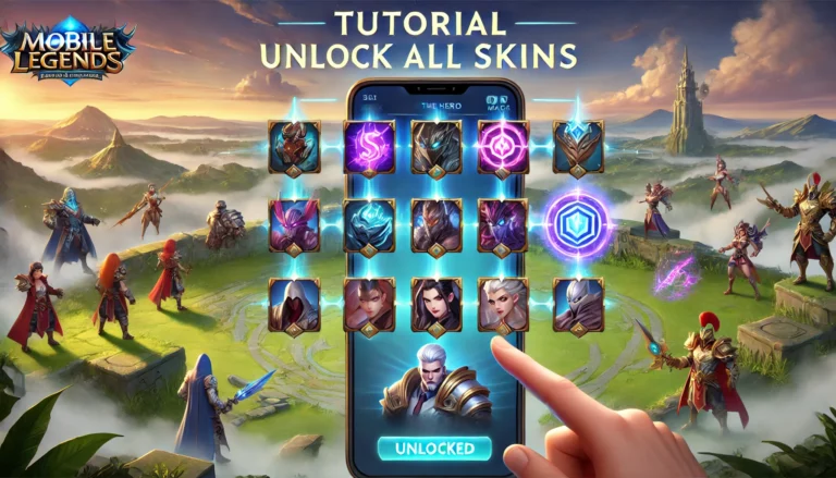 Tutorial Unlock All Skins Mobile Legends