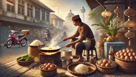 Kerak Telor Makanan Khas dari