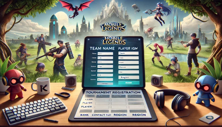 Mobile Legends Tournament Form