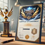 Mobile Legends Tournament Certificate