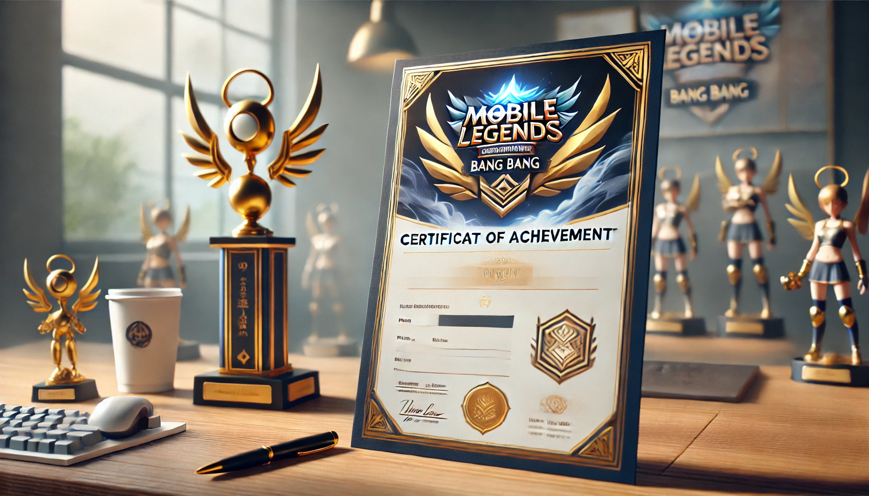 Mobile Legends Tournament Certificate