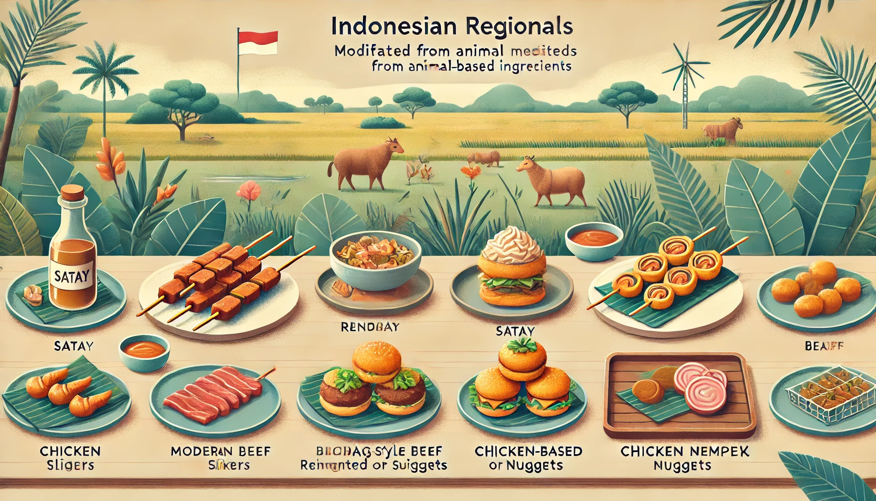 Contoh Makanan Khas Daerah yang Dimodifikasi dari Bahan Hewani
