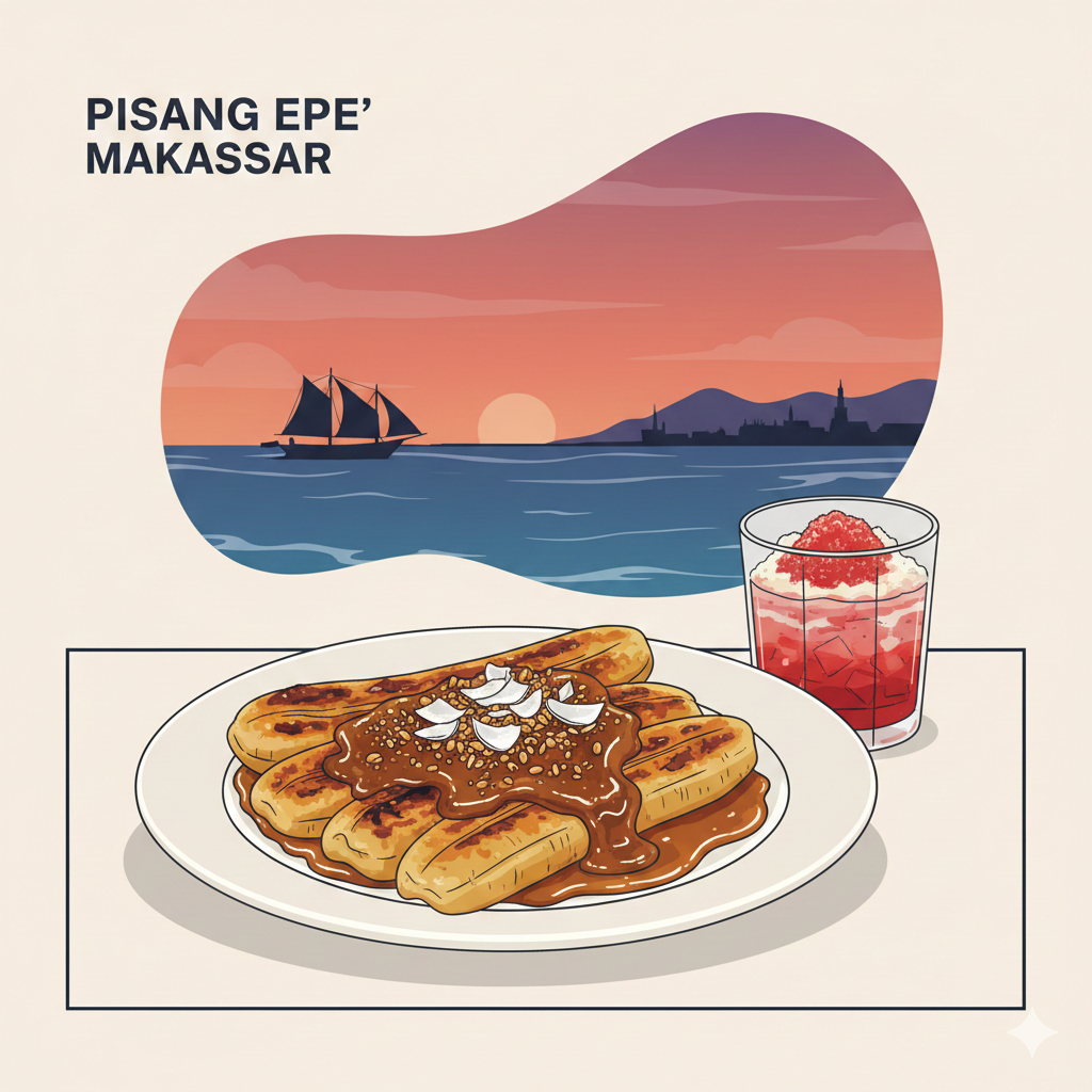 Makanan Khas Makassar Dari Pisang