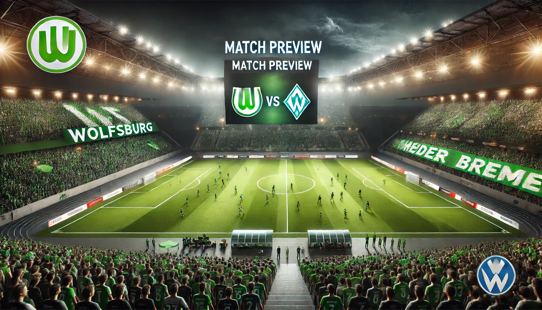 Pertandingan Wolfsburg vs Bremen