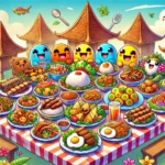 Makanan Khas Sumatera Barat Kartun