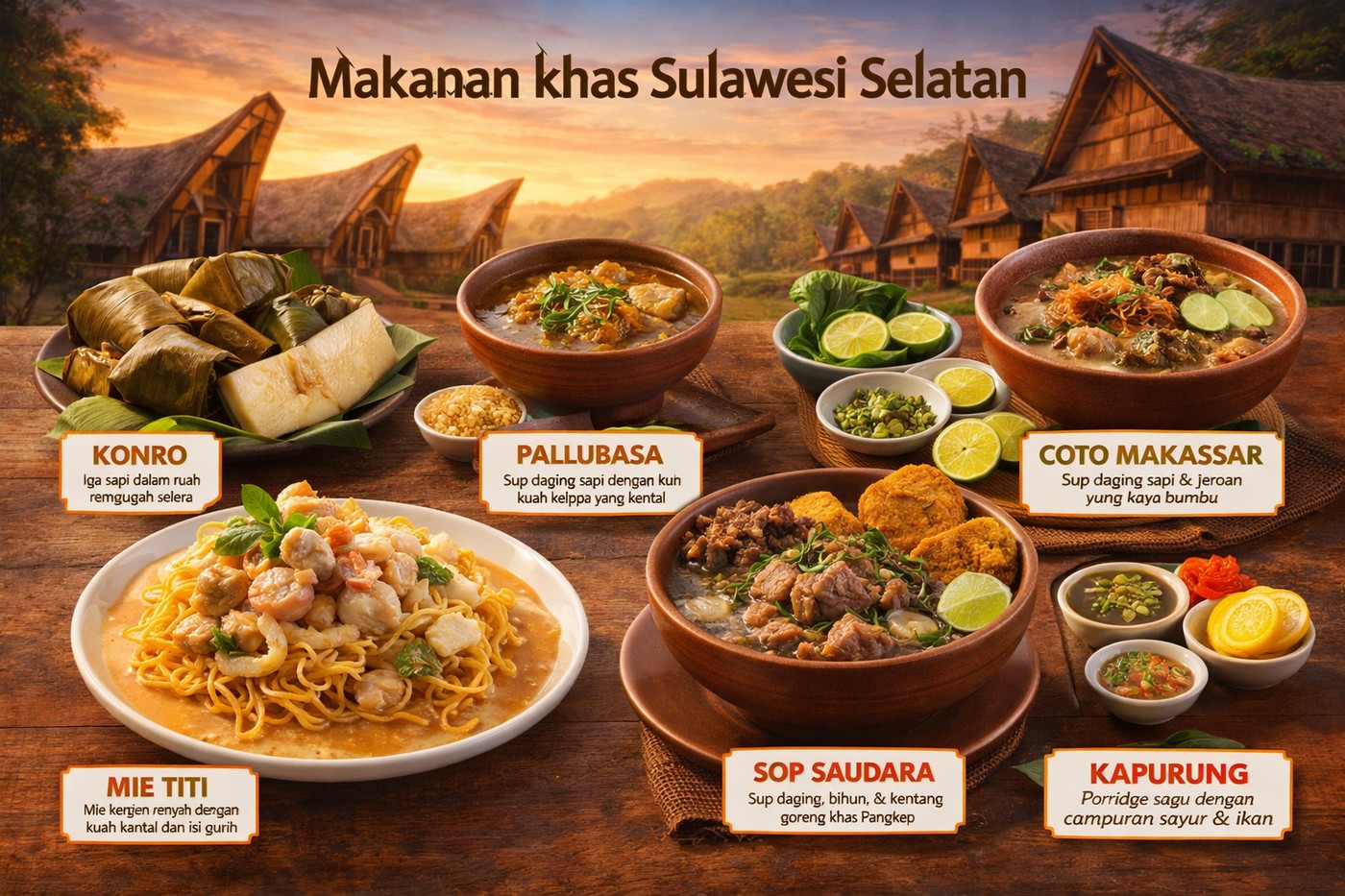 Makanan Khas Sulawesi Selatan Beserta Penjelasannya