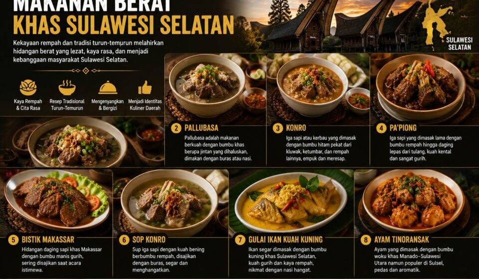 Makanan Berat Khas Sulawesi Selatan
