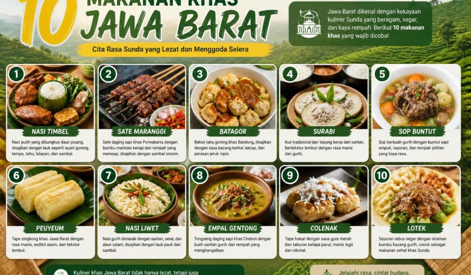 10 Makanan Khas Jawa Barat