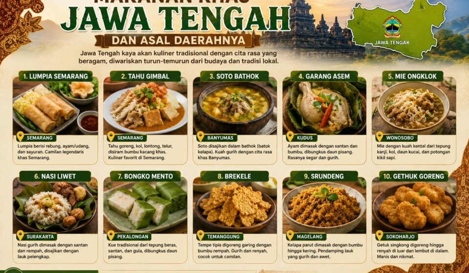 Makanan Khas Jawa Tengah Dan Asal Daerahnya