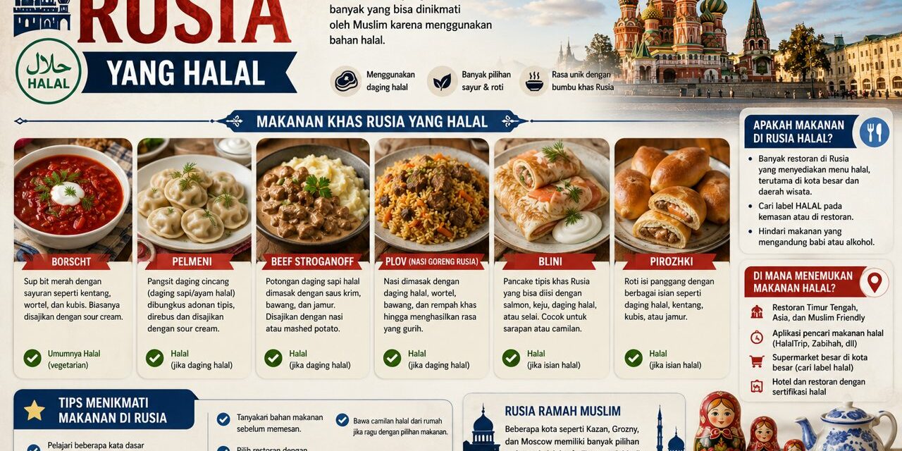Makanan Khas Rusia Yang Halal