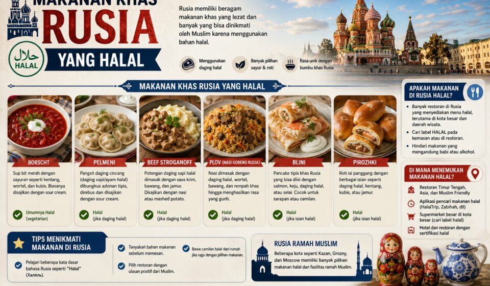 Makanan Khas Rusia Yang Halal