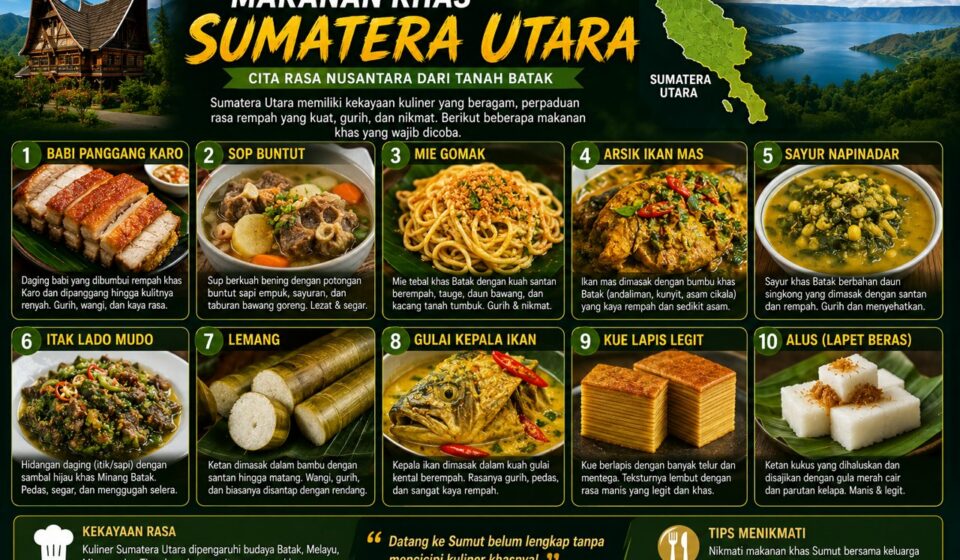 Makanan Khas Sumatera Utara Beserta Gambarnya