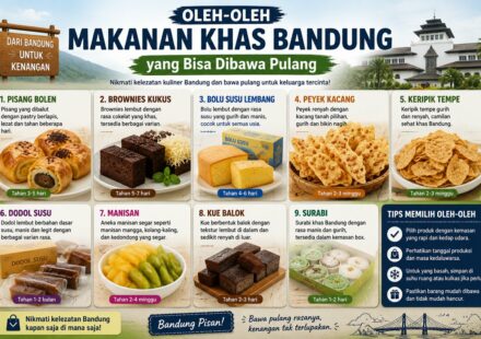 Oleh Oleh Makanan Khas Bandung Yang Bisa Dibawa Pulang