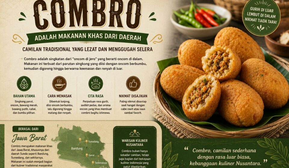 Combro Adalah Makanan Khas