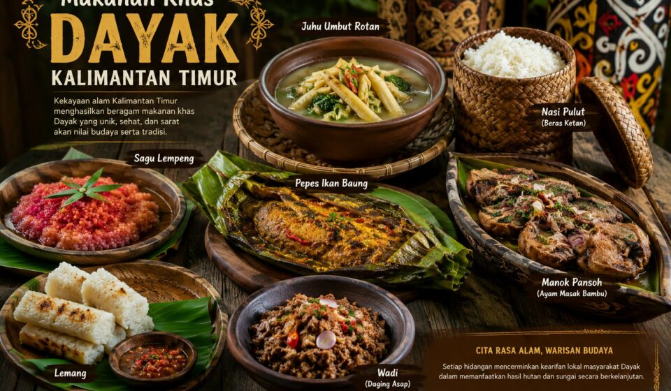 Makanan Khas Dayak Kalimantan
