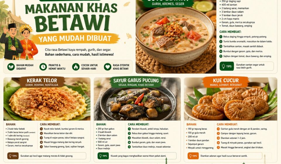 Makanan Khas Betawi Yang Mudah Dibuat
