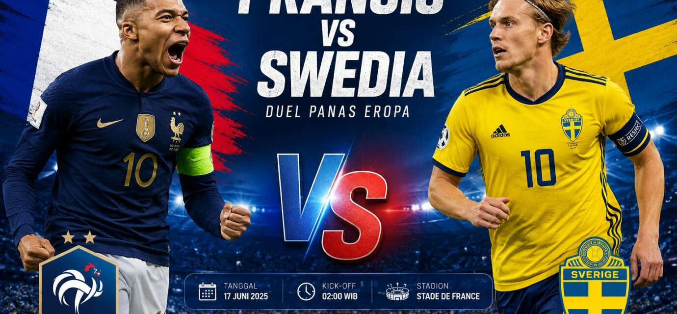 Jadwal Prancis vs Swedia