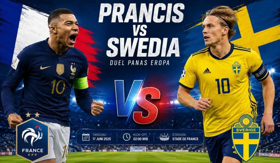 Jadwal Prancis vs Swedia