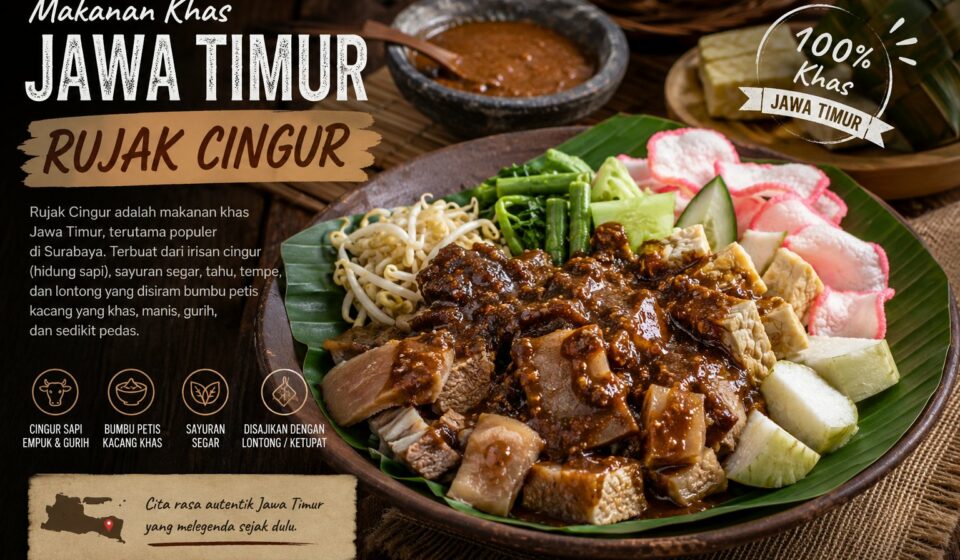 Makanan Khas Jawa Timur Rujak Cingur Kaya Rasa Unik Makanan Khas Jawa Timur Rujak