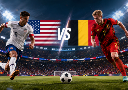 Hasil Amerika vs Belgia