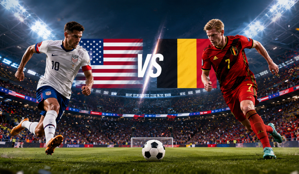 Hasil Amerika vs Belgia