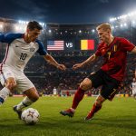 Pertandingan Amerika vs Belgia