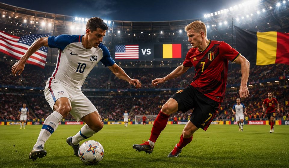 Pertandingan Amerika vs Belgia