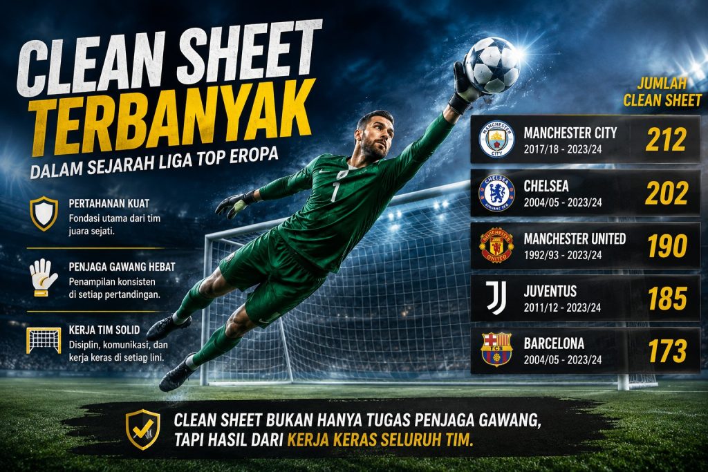 Clean Sheet Terbanyak