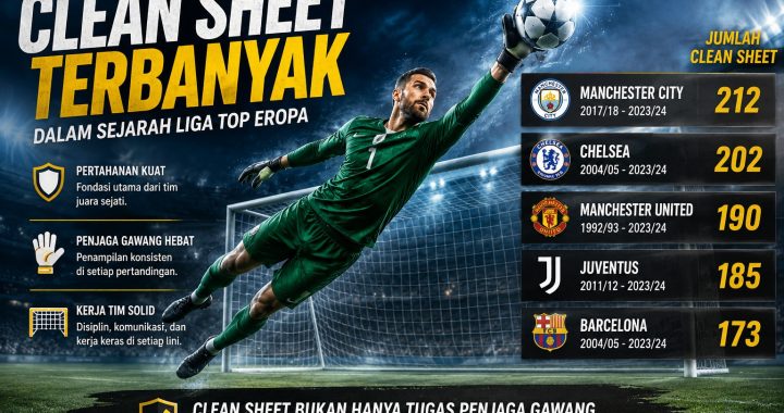 Clean Sheet Terbanyak