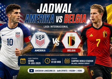 Jadwal Amerika vs Belgia