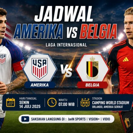 Jadwal Amerika vs Belgia