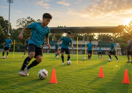 Latihan Sepak Bola Teknik