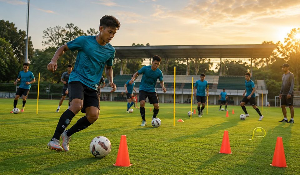 Latihan Sepak Bola Teknik