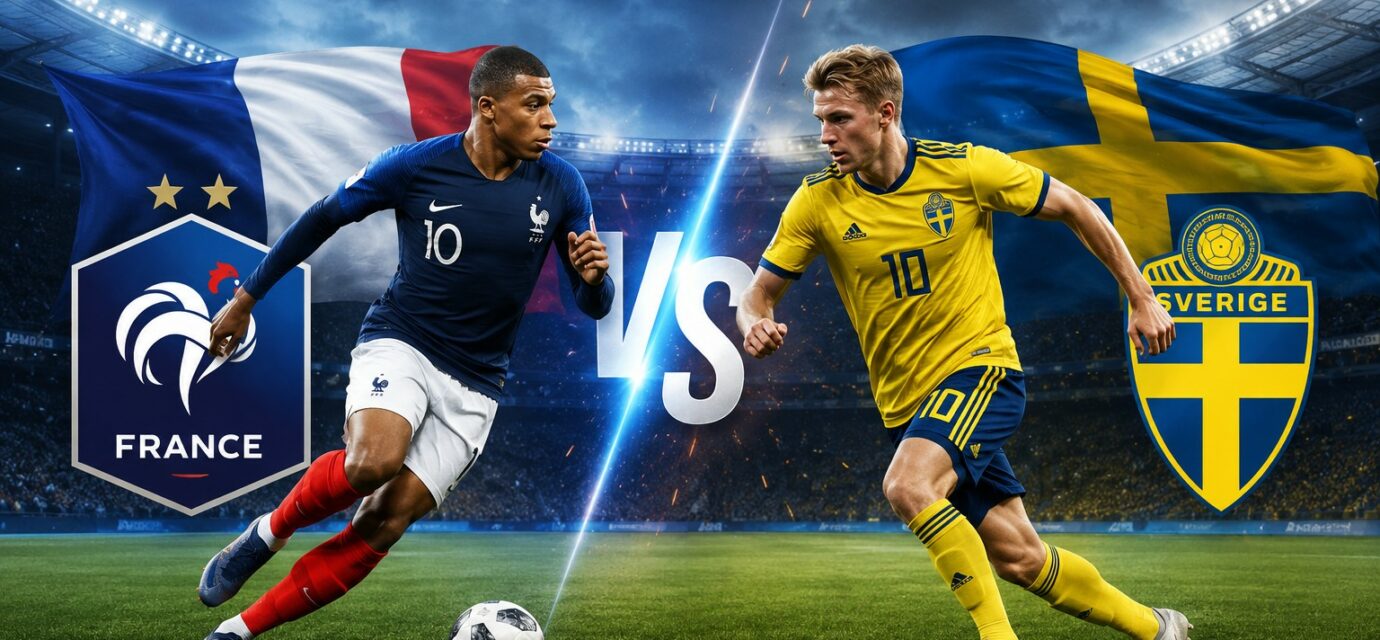 Pertandingan Prancis vs Swedia