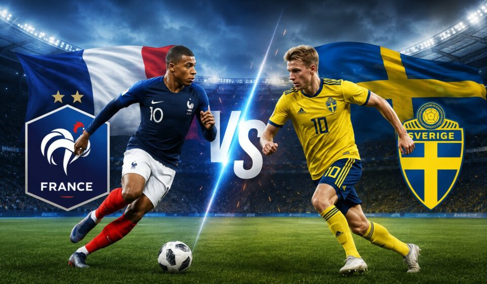 Pertandingan Prancis vs Swedia
