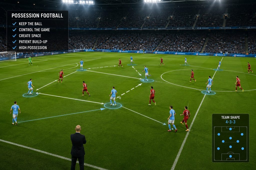 Taktik Possession Football