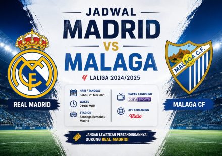 Jadwal Madrid vs Malaga