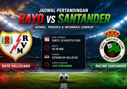 Jadwal Rayo vs Santander