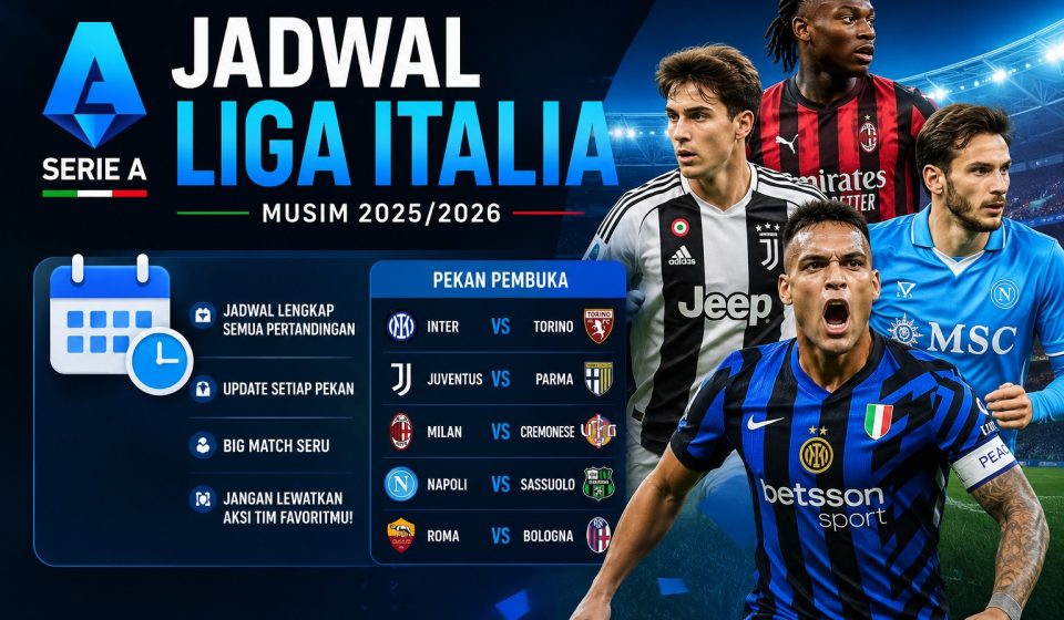 Jadwal Liga Italia Serie A 2026 Jadi Sorotan Penggemar Jadwal Liga Italia