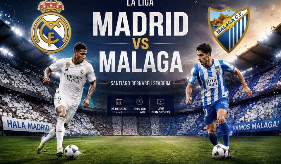 Pertandingan Madrid vs Malaga Jadi Sorotan Laga La Liga 2026 Pertandingan Madrid vs Malaga