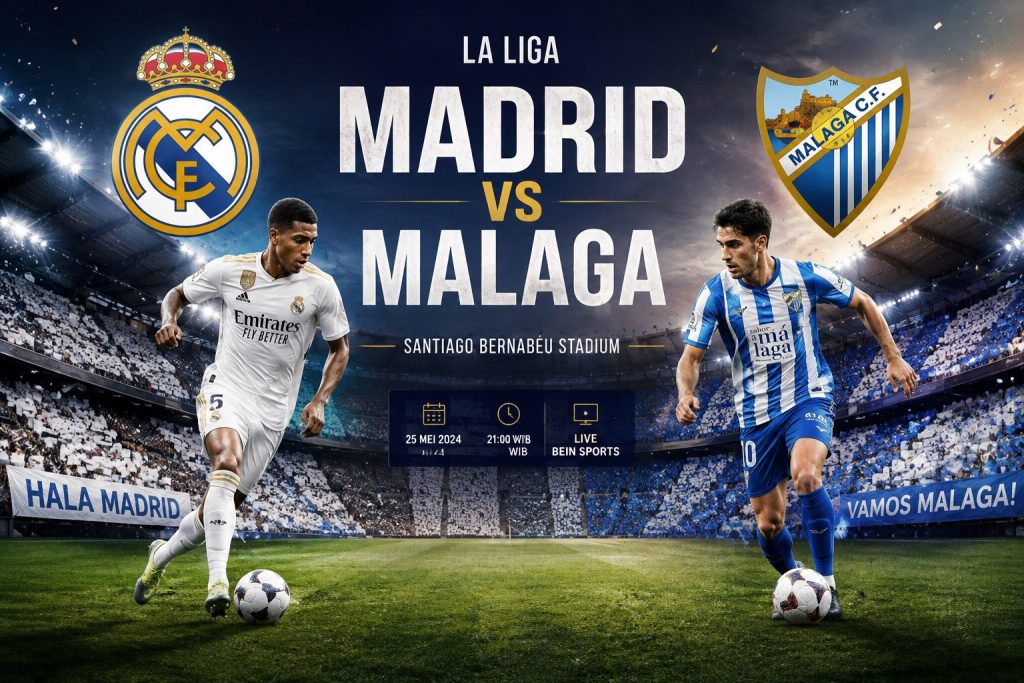 Pertandingan Madrid vs Malaga