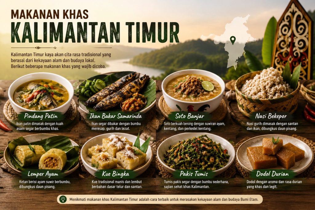Makanan Khas Kalimantan Timur Adalah