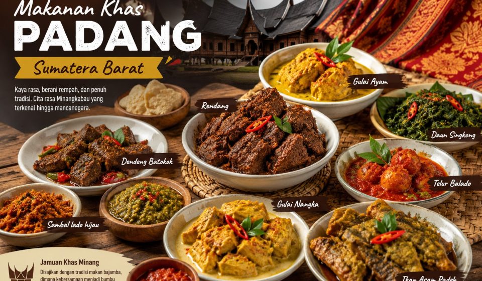Makanan Khas Padang Sumatera Barat Yang Mendunia Dan Lezat Makanan Khas Padang Sumatera