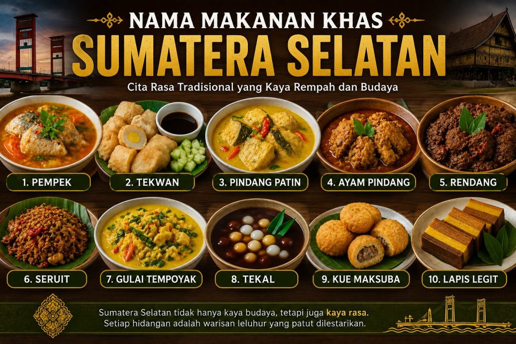 Nama Makanan Khas Sumatera