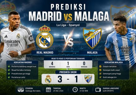 Prediksi Madrid vs Malaga